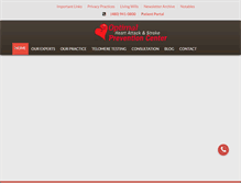 Tablet Screenshot of optimalheartcenter.com